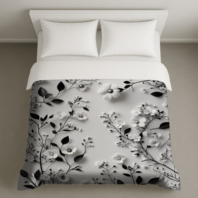 Floral Bedding Nature Duvet Cover Minimalist