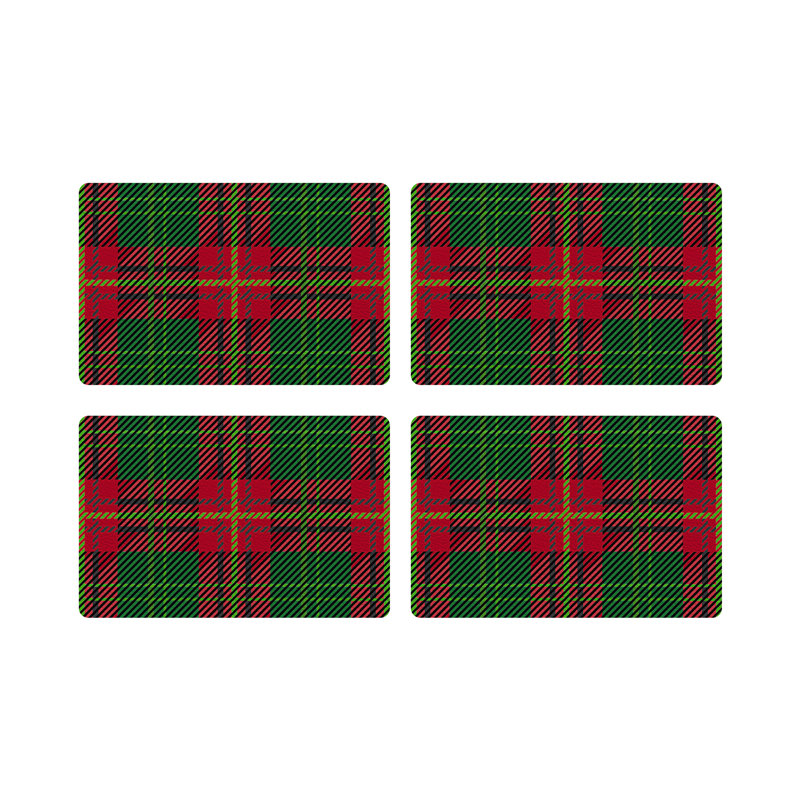 Napperon Tartan, Vert