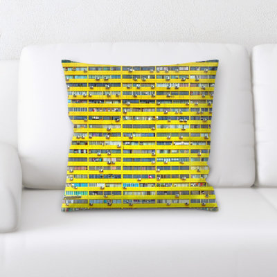 Sharp Colors Throw Pillow