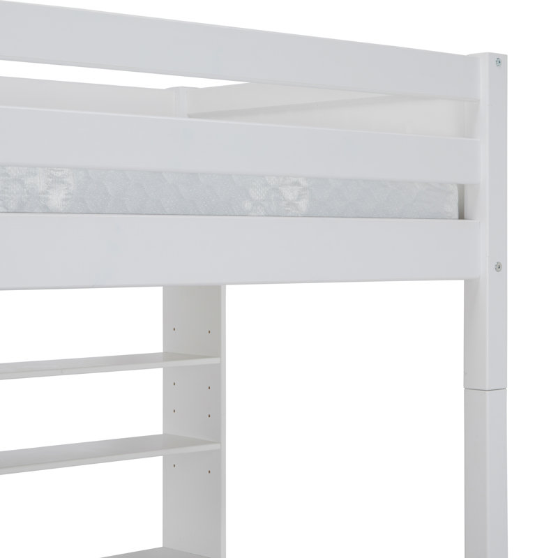 Solorzano European Single High Sleeper Loft Bed 90x200cm