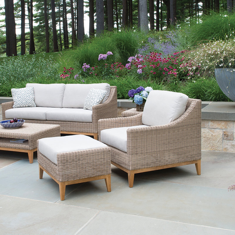 Frances Outdoor Lounge Chair, Demo Putty, Frances Willow