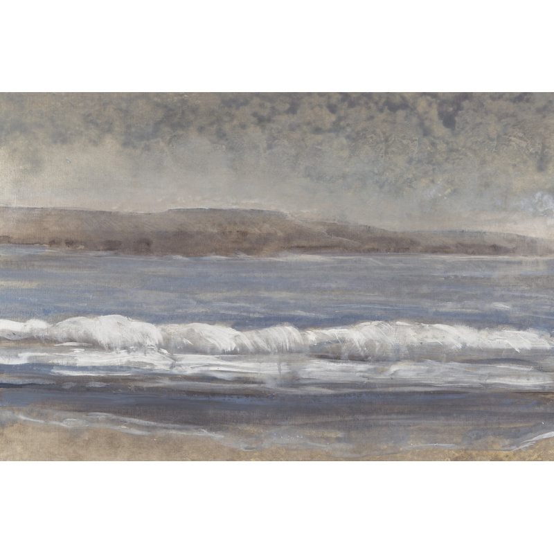 Sandy Beach I by Tim OToole - Wrapped Canvas Painting, 30cm H x 46cm W x 3.8cm D