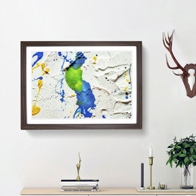 Abstract Art Painting Vol.464 by S.Johnson - Framed Print