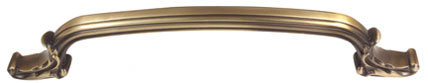 Ornate 8" Centre to Centre Appliance Pull, Antique English Matte