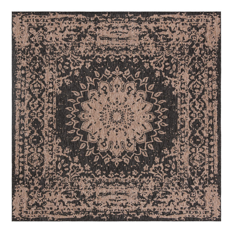 Ornate Lamotte Indoor/Outdoor Area Rug, Square 10'