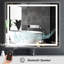 Miroir de maquillage / rasage mural Naliyah-551024549