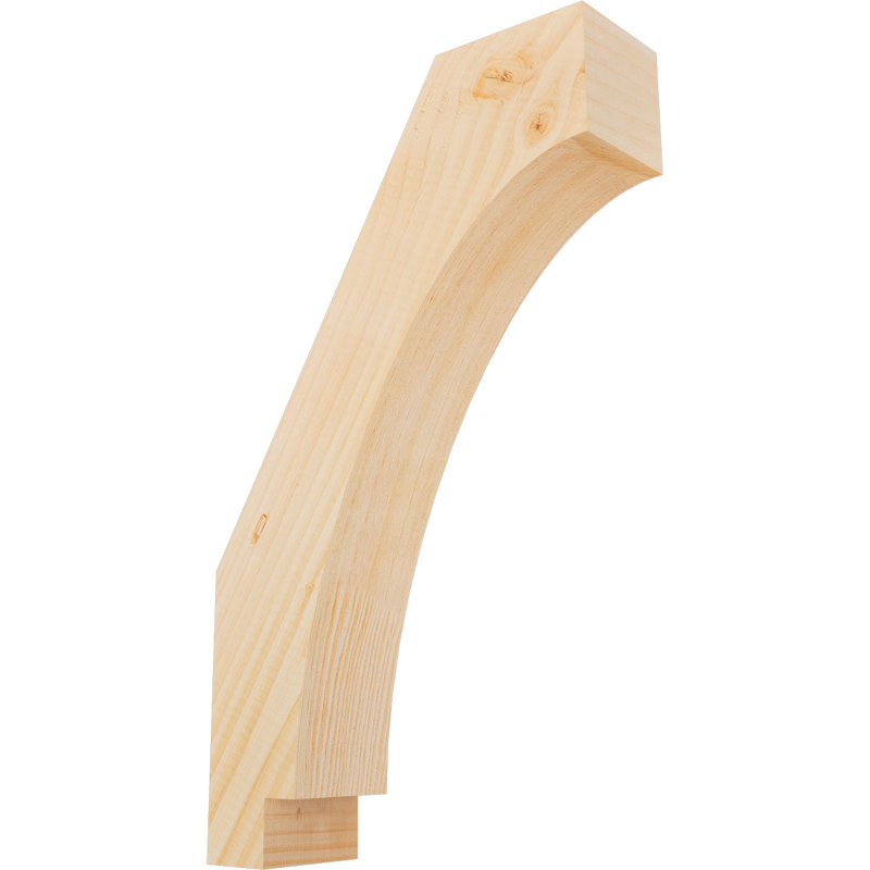 Attelle impériale du genou, Sapin de Douglas, H 20 po x l 3,5 po x P 12 po, Lisse