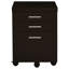Porte-documents de bureau - Cappuccino 3 avec armoire de rangement pratique
