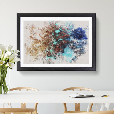 The Great Barrier Reef Coral Watercolour - Picture Frame Graphic Art