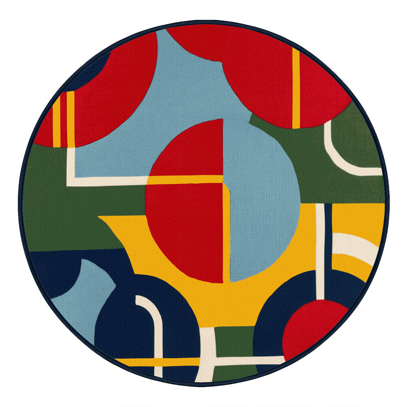 Jaunty Wobble Rug, Round 4'