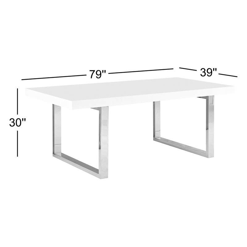 Table de salle à manger Claycomo , Argent