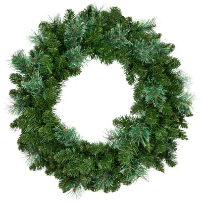 24" Cashmere Mixed Pine Artificial Christmas Wreath - Unlit