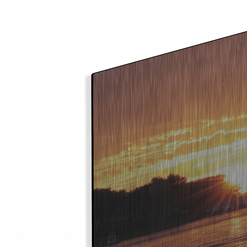 «Drifting» par Lori Deiter, art mural en métal, 48 po x 16 po