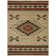 Tapis beige / rouge Perrault Southwestern