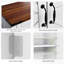 Armoire de cuisine blanche - construction avec tiroir spacieux et tablette réglable de style Mid-Century moderne avec 2 portes