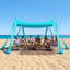 Beach Tent Sun Shelter, UPF50+ Sun Protection, 6.6 ft Tall, 10 x 10 ft, Easy Pop Up Beach Canopy with Sandbags, Stability Poles, Sand Shovels, Portable Shade for Family, Camping, Fishing-1625069789