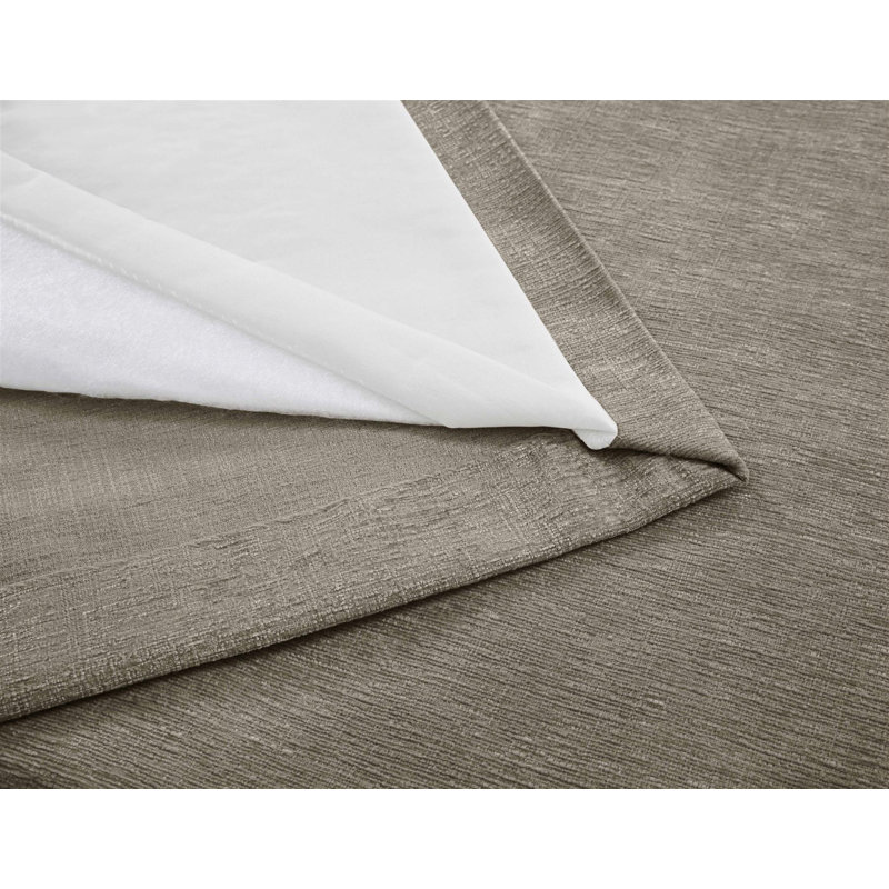 Room Darkening Single Curtain Panel, Brown