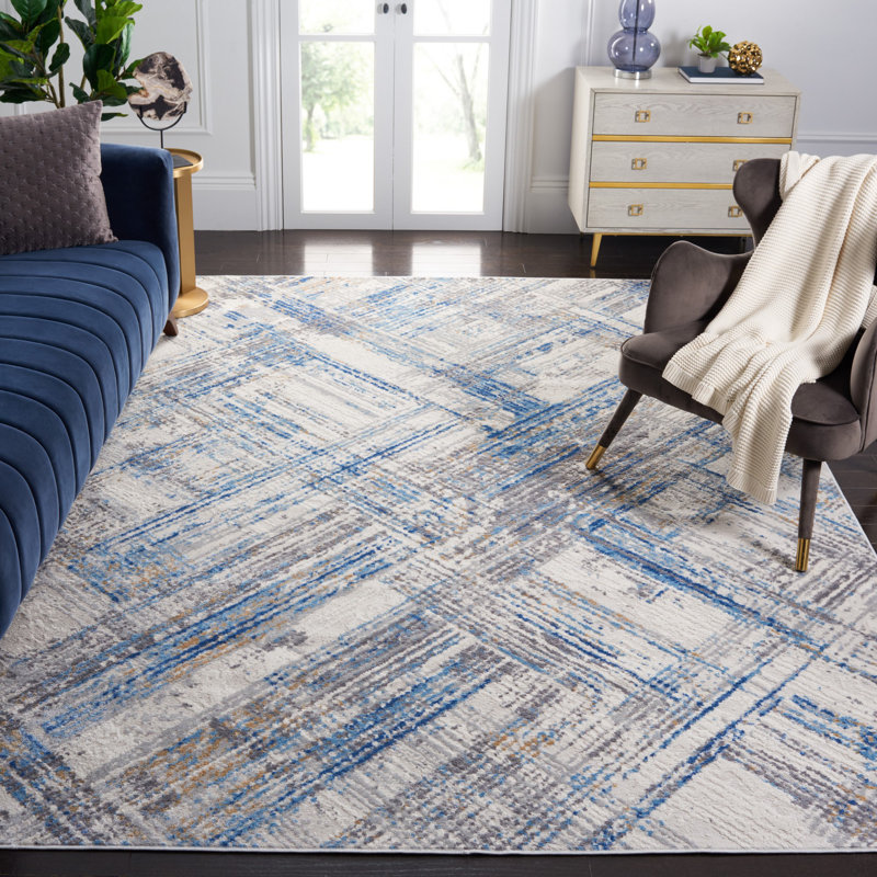 Shivan 100 Performance Geometric Rug, Rectangle 8' x 10'