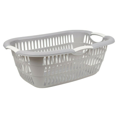 Plastic Laundry Basket with Handles