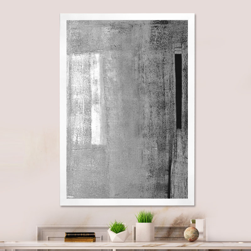 Art moderne gris et bleu II 2FDP47789, H 36 po x l 24 po x P 1 po, Blanc