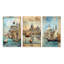 «Venice Distant Memories Journal Collage», 3 pièces sur toile-1262989321-1262989325