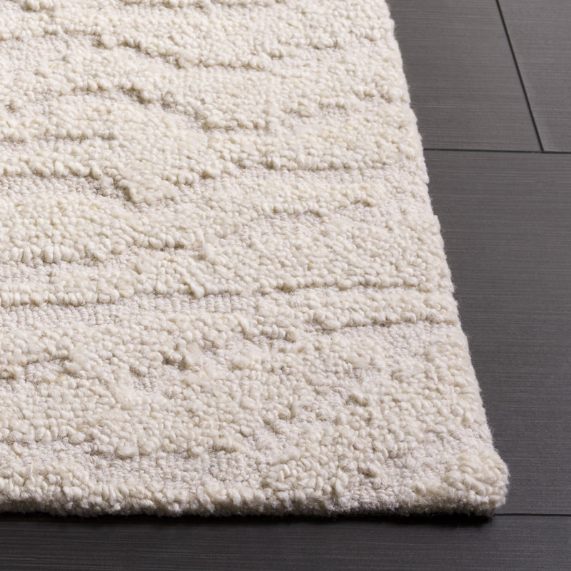 Harvest 122 Hand Tufted Wool Abstract Rug, Rectangle 5' x 8'