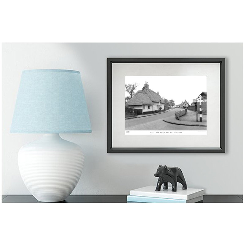 Great Hockham, The Village C1955 by Francis Frith - Single Picture Frame Print, 45cm H x 60cm W x 2.3cm D
