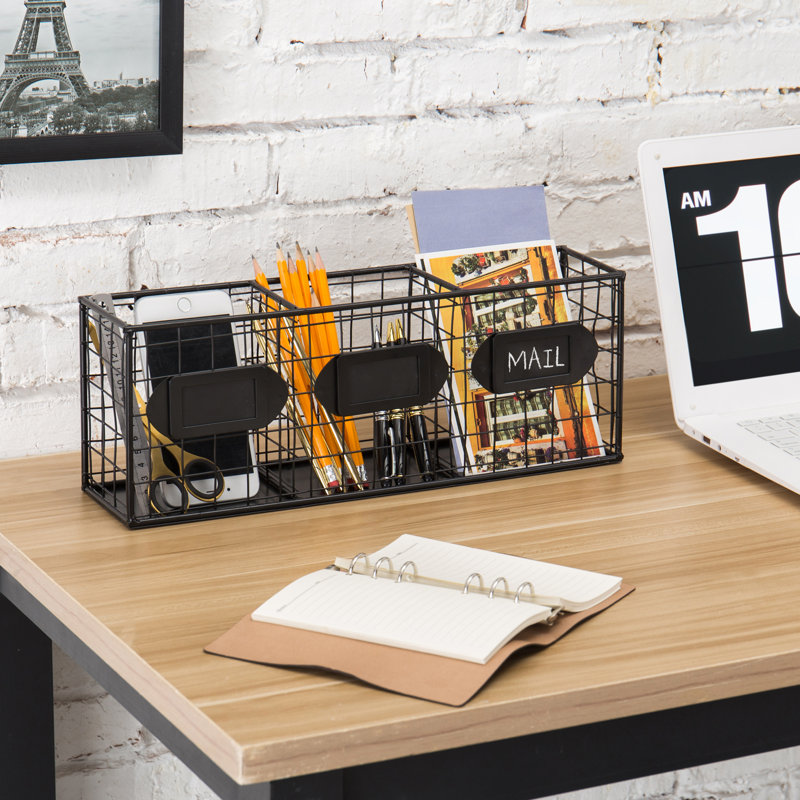 Metal Rectangle Flatware Caddy