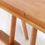 Bureau en bois massif 63 po Nasia