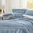 Bedsure Pinch Pleat Comforter Set Boho Bed-in-A-Bag Bedding Set with  Pillowcases for All Season-105529499-105529496