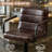 Modern Adjustable Swivel Bar Stools with High Back, Faux Leather Upholstered Counter Height Chairs (Set of 2)-478387195