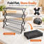 Grille de refroidissement pliable à 4 niveaux pour la cuisson et les biscuits