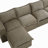 Boneless 6 - Piece Upholstered Chenille Modular Sectional Sofa with Removable Ottoman– Fully Compressed, No Assembly Required-293260422