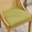 Chaise de salle à manger simple Olive avec structure en bois d'hévéa massif, lin décoratif et doux pour la cuisine-2023875815