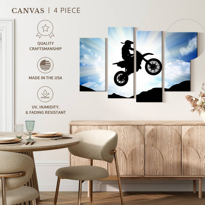 Motocross Rider, H 32 po x l 52 po