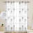 Tree Embroidered Light Filtering Sheer Curtains (Set of 2)-1881260730-1881260731