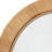 Nabia Rattan Oval Wall Mirror