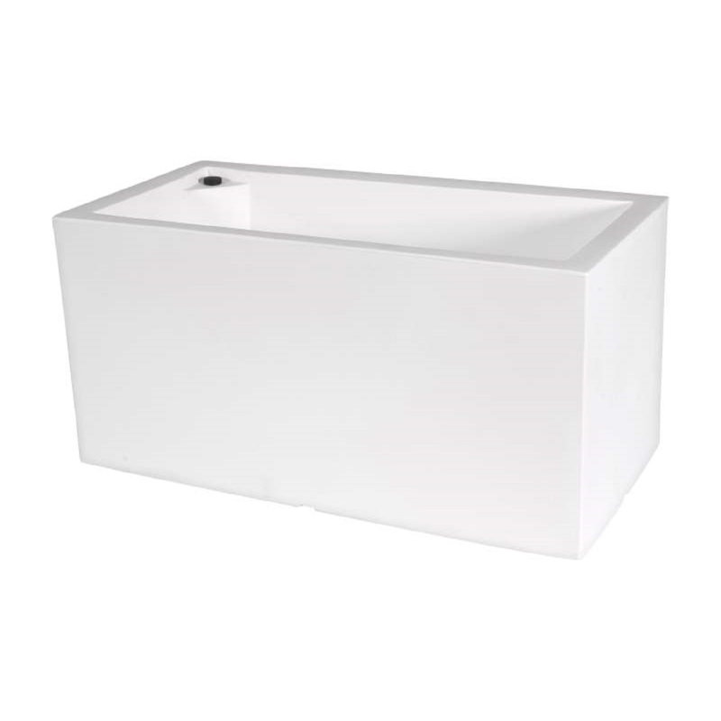 Bouley Planter Box, 48cm H x 49cm W x 100cm D, White