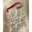 Ornement Lenox 2026 Snow Majesty en métal argenté