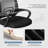 Adjustable Office Chair with 360°Rotation, Height and Tilt Control,Black-600872380