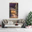 Joli arbre de Noël sur toile