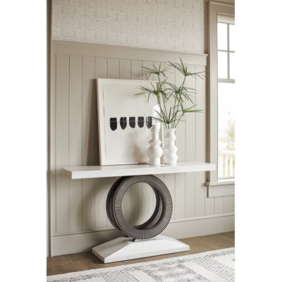 Ocean Breeze Wayfarer Stone Top Console by Tommy Bahama Home