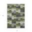 Tapis intérieur / extérieur vert olive et artichaut 8 pi x 10 pi HomeRoots
