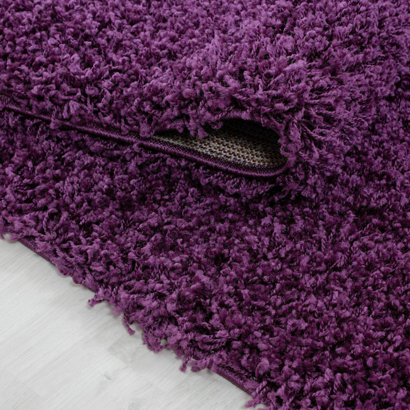 Aanuoluwa Solid Colour Shag 60cm X 220cm Indoor / Outdoor Area Rug