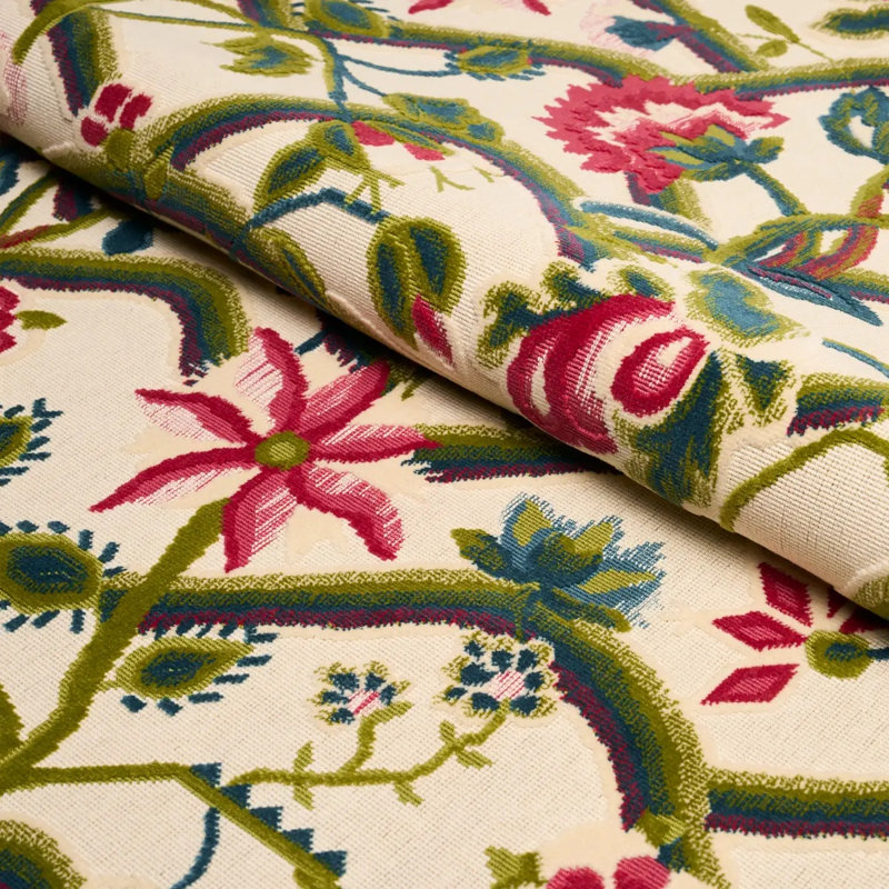 Tissu de jardin Jacobean, Noir