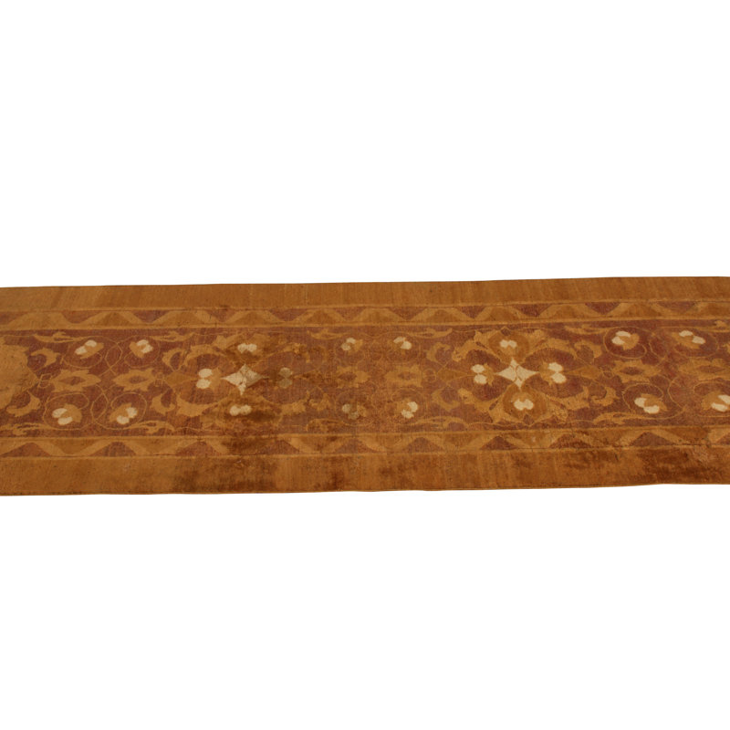One-of-a-Kind 3' X 18" Hand Knotted Area Rug