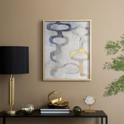 Linx I Framed Print - Solid Wood