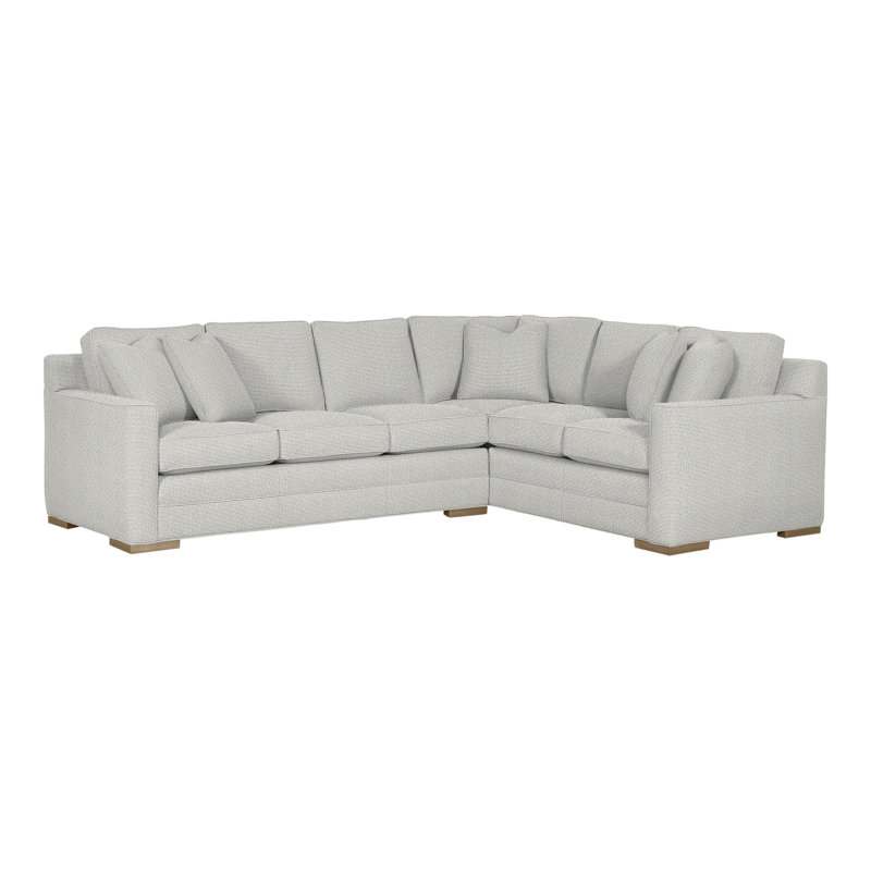 Summerton Upholstered L-Shaped Sectional Right Hand Facing, Callaloo Cotton, Hampton