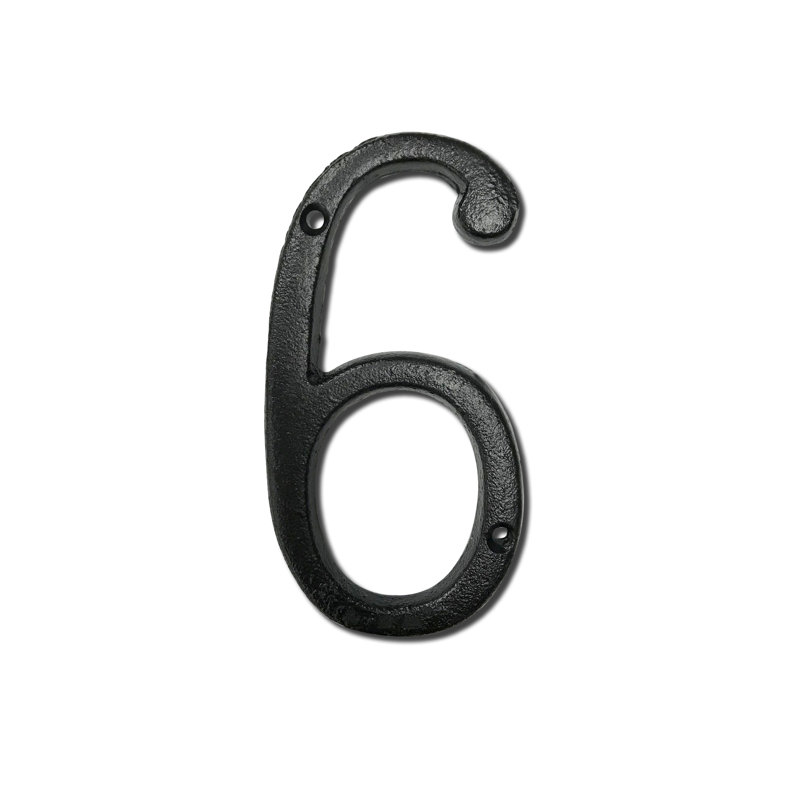 Numéro de maison 5 po, 6
