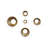 Zarielle 25" W Ribbed Metal Wall Art